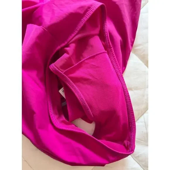 SPANX Love Your Assets Ruffle Halter Deep V One Piece Swim Size XL - Picture 6 of 6